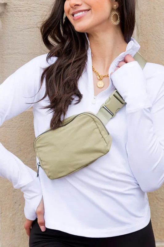 Lulu Nylon Belt Bag