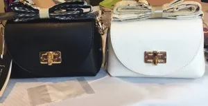 Mini  Crossbody With Bamboo Closure