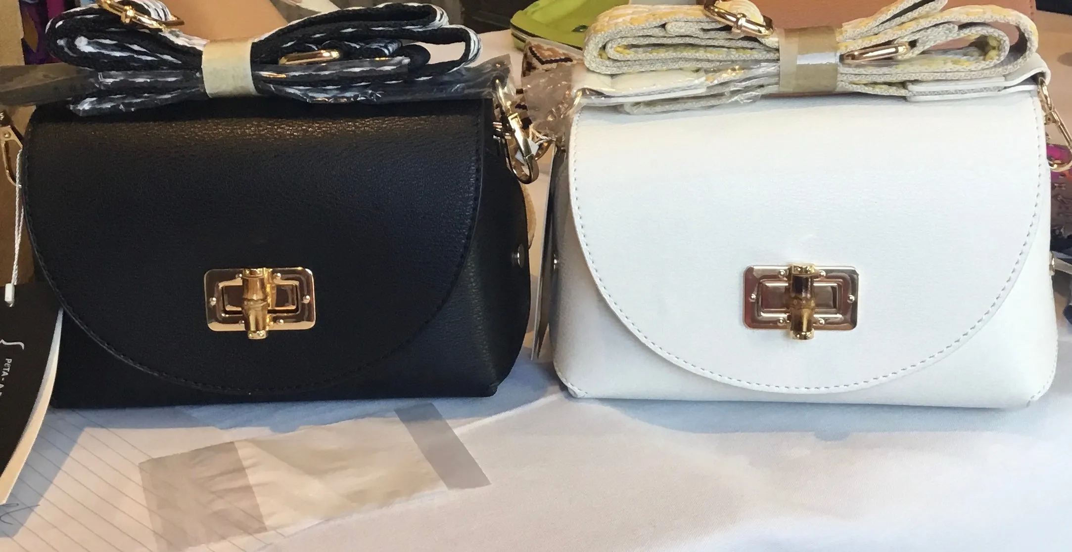 Mini  Crossbody With Bamboo Closure