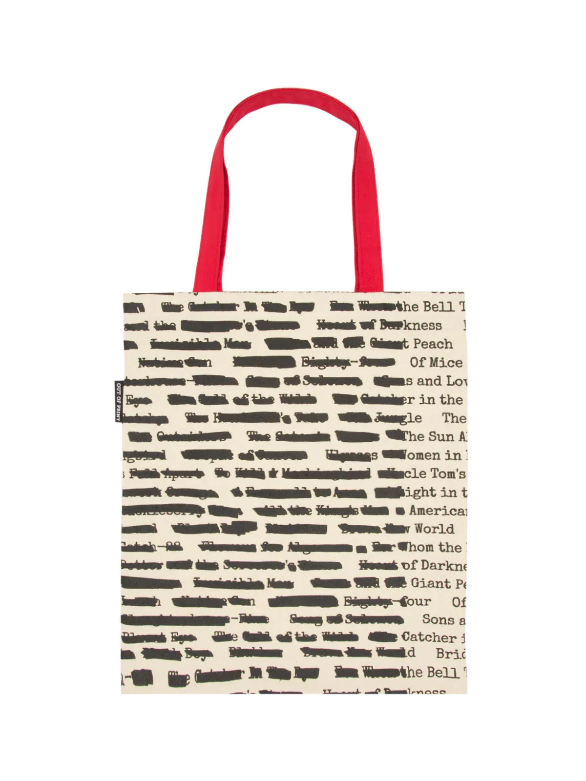 Out of Print Readers Tote Bag: Banned Books